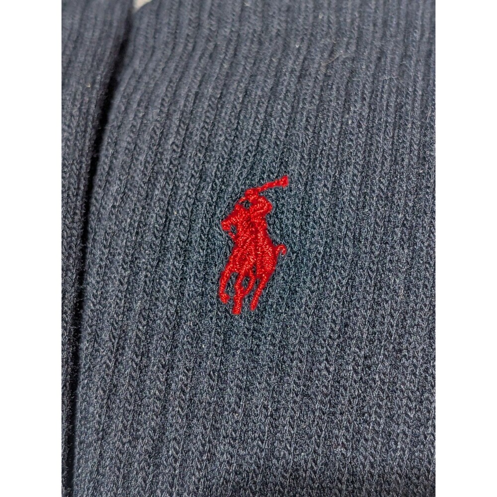Polo Ralph Lauren 6 Pairs Navy Blue Classic Sport Crew Socks ZP821005PK6N - Picture 4 of 4